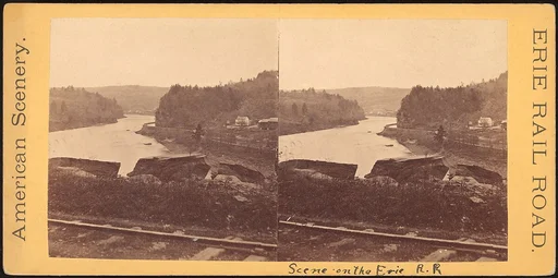 [Group of 5 Stereograph Views of Canals]
