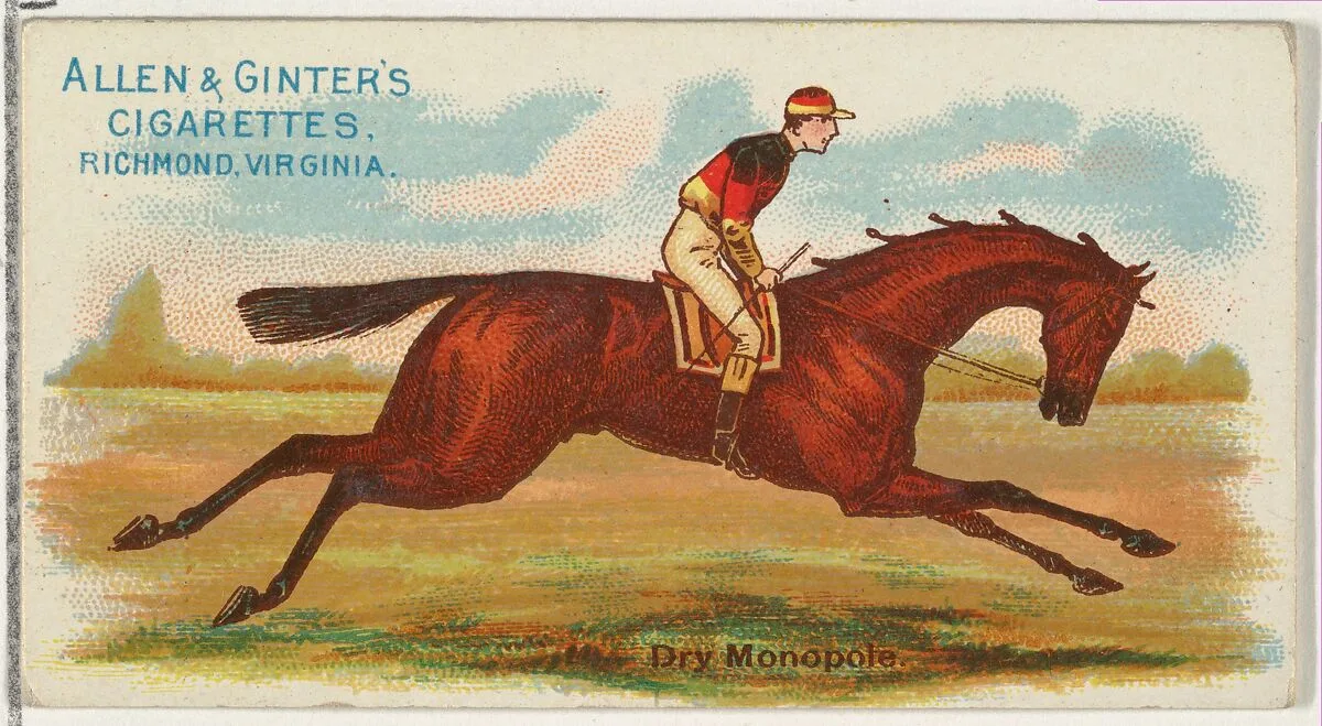 Dry Monopole, from The World's Racers series (N32) for Allen & Ginter Cigarettes — Allen & Ginter|Lindner, Eddy & Claus