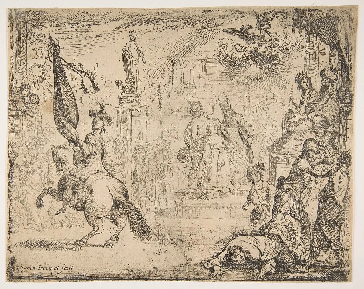 The Martyrdom of St. Catherine — Claude Vignon