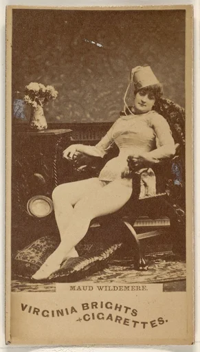 Maud Wildemere, from the Actors and Actresses series (N45, Type 1) for Virginia Brights Cigarettes
