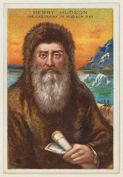 Henry Hudson, The Castaway in Hudson Bay, from the "Heroes of History" series (T68), issued with Miners Extra Smoking Tobacco, Natural Leaf Scrap, and Royal Bengals Little Cigars — Henry Hudson|Royal Bengals Little Cigars