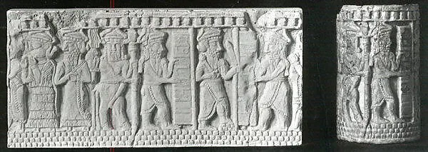 Cylinder with a ritual scene — Unknown