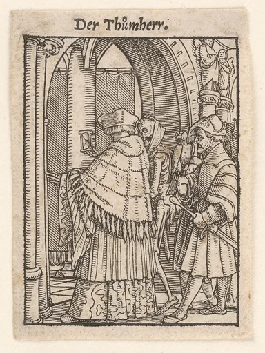 The Dean (or Canon), from The Dance of Death