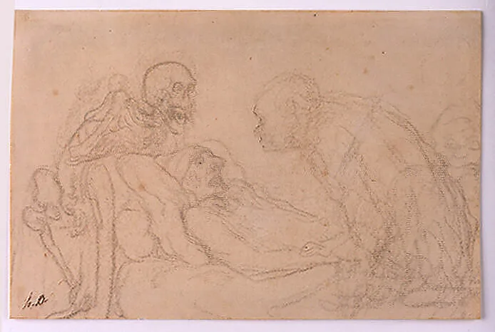 Death and the Doctor — Honoré Daumier