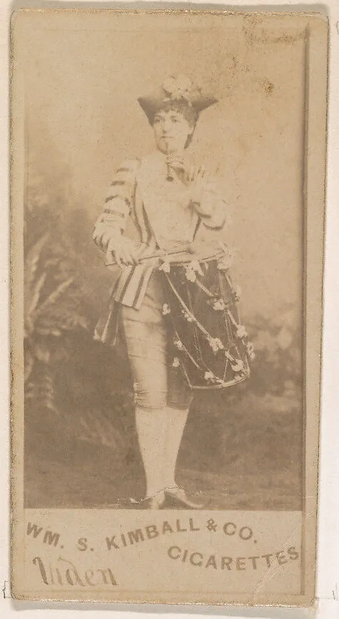 Miss Viden, from the Actresses series (N203) issued by Wm. S. Kimball & Co. — William S. Kimball & Company