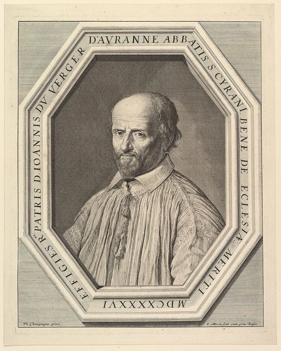 Jean Duvergier de Hauranne, abbe de Saint-Cyran — Jean Morin|Philippe de Champaigne