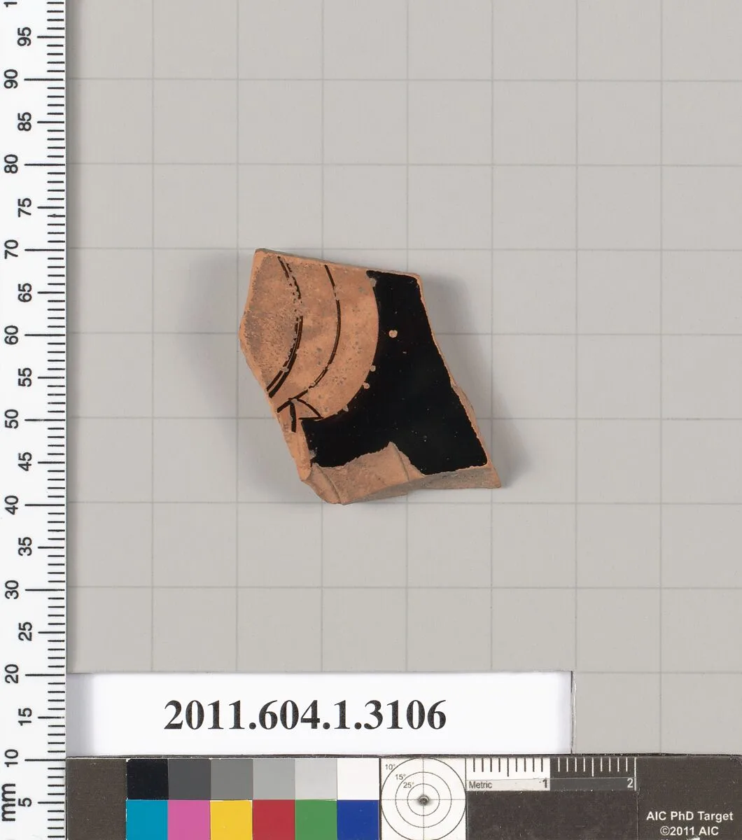Terracotta fragment of a kylix (drinking cup) — Unknown
