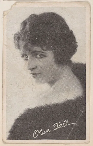 Olive Tell from Kromo Gravure "Leading Moving Picture Stars" (W623) — Kromo Gravure Photo Company, Detroit, Michigan