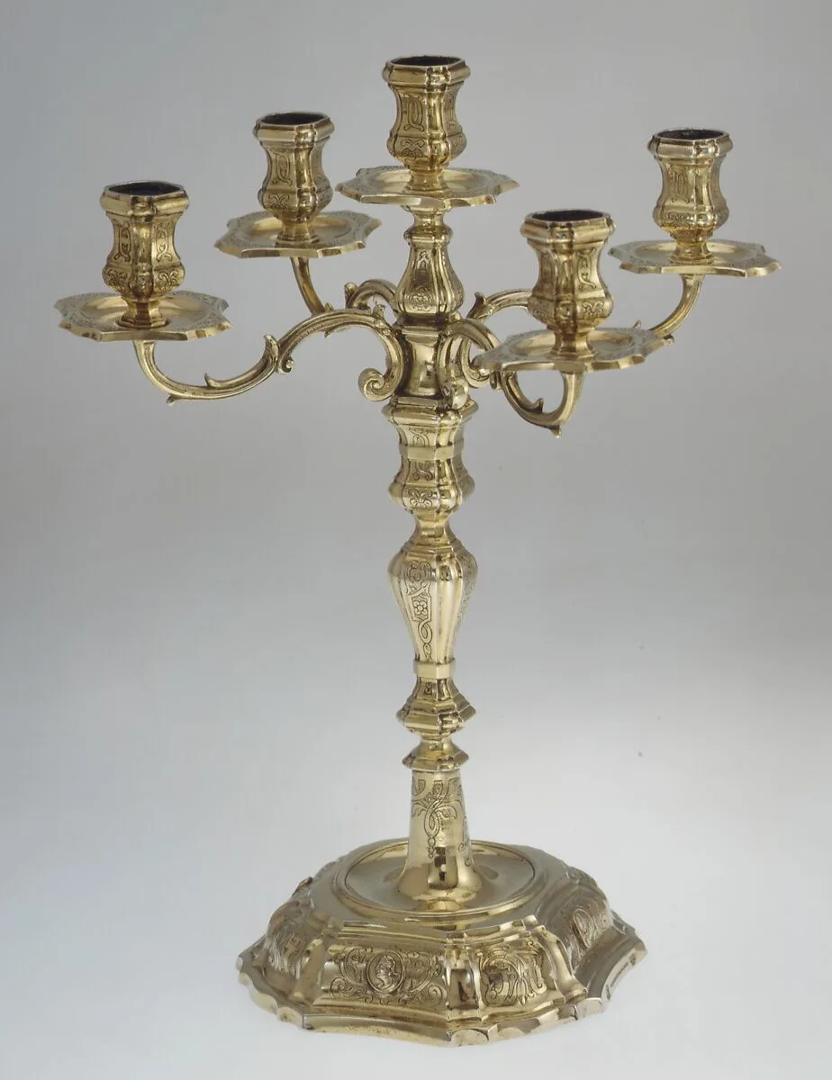 Candelabrum (one of a pair) — Daniel Friedrich Metius