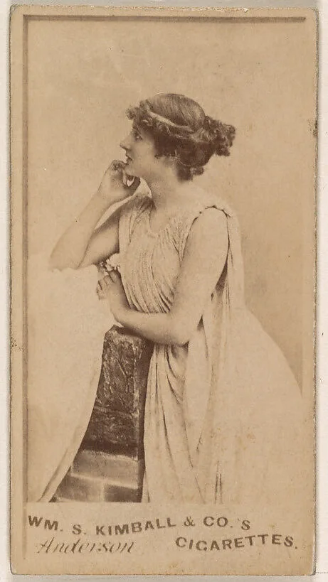 Miss Anderson, from the Actresses series (N203) issued by Wm. S. Kimball & Co. — William S. Kimball & Company