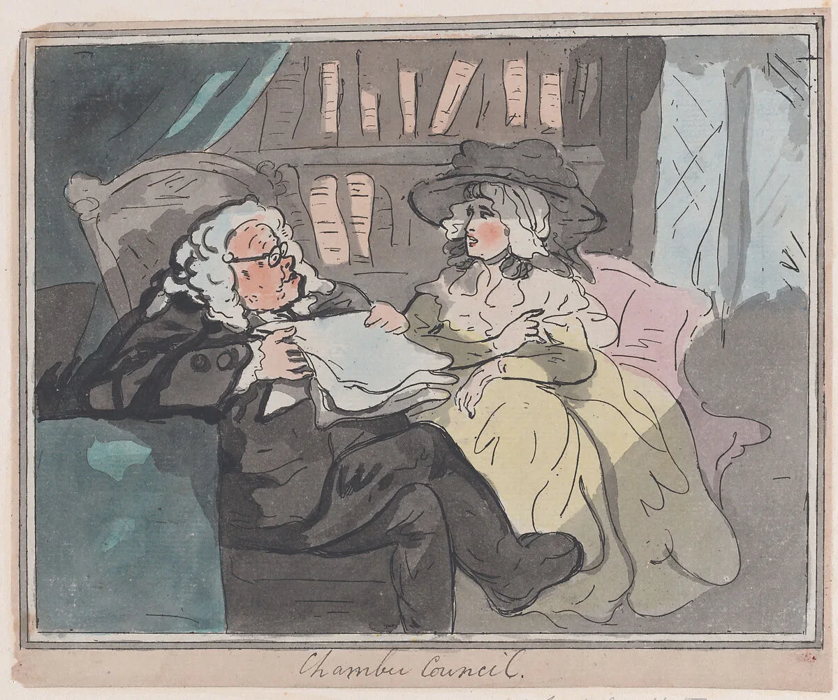 A Counselor's Opinion After He Had Retired From Practice — Thomas Rowlandson