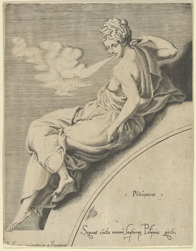 Polyhymnia, from "The Muses and the Three Great Goddesses"