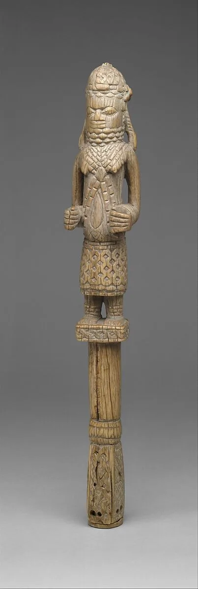 Hand-Held Clapper with Oba — Unknown