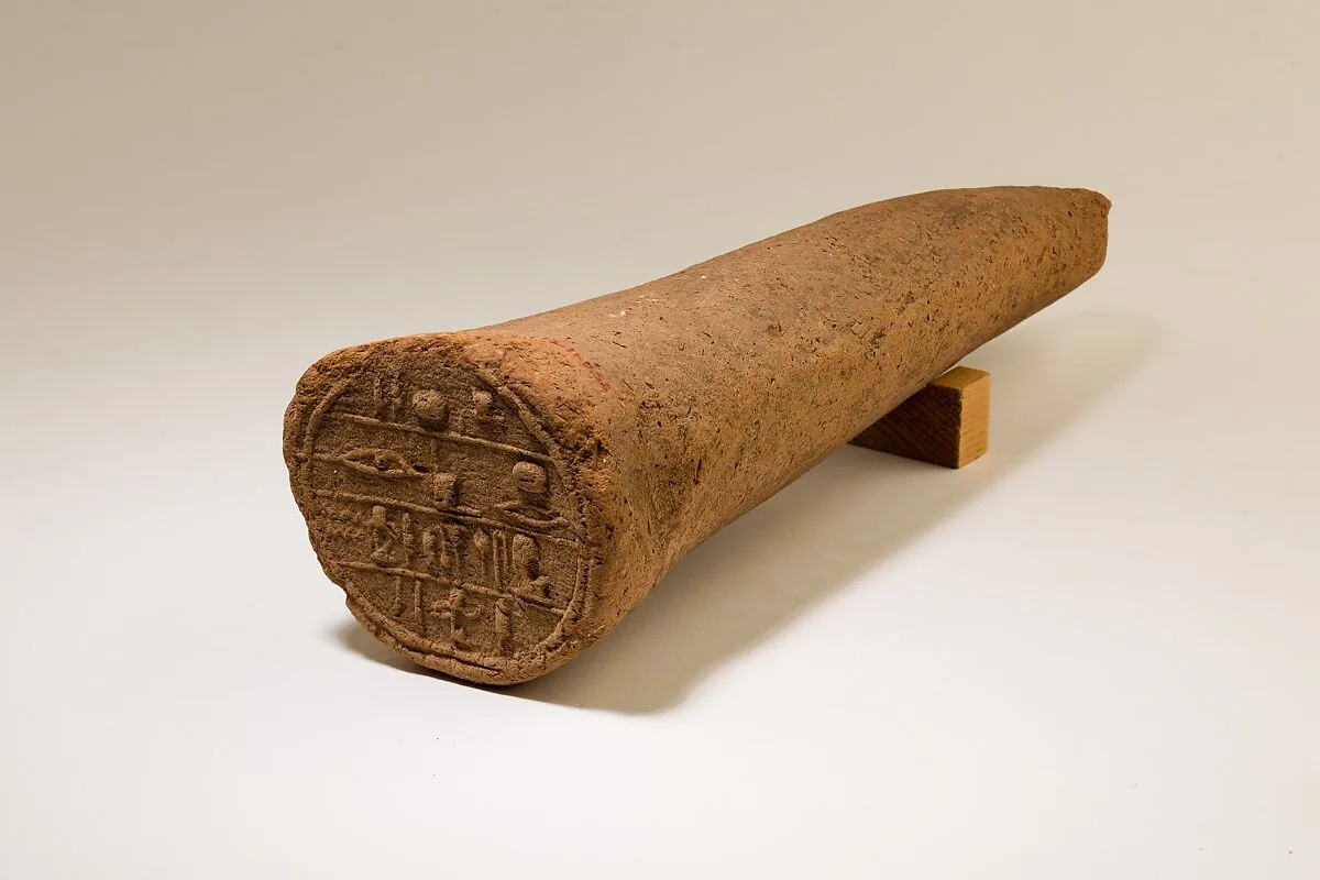 Funerary Cone of the Inspector of Scribes Ineni — Unknown
