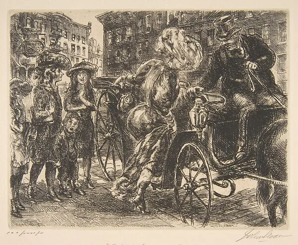 "Up the Line, Miss?" — John Sloan