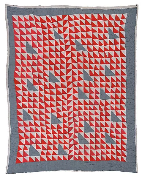 Thousand Pyramids quilt — Annie Bendolph