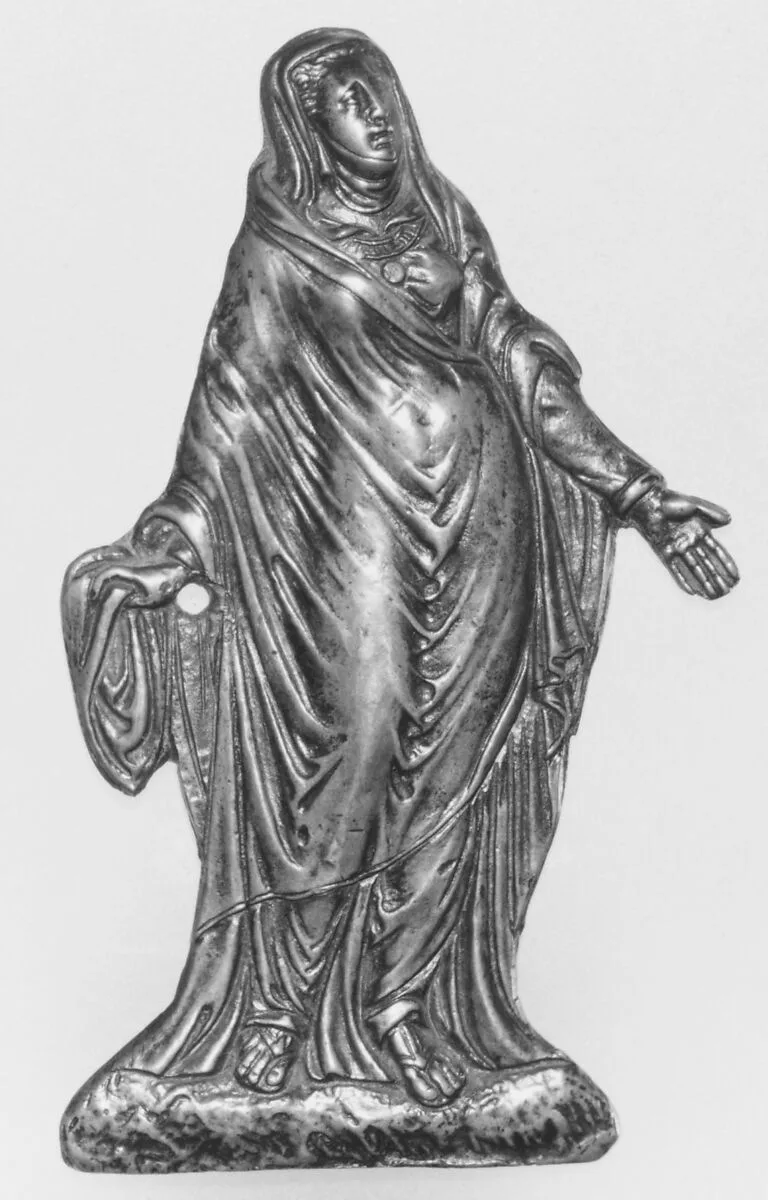 Mourning Virgin from a Crucifixion Group — Unknown