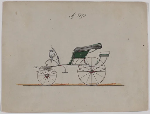 Design for Pony Phaeton, no. 3773
