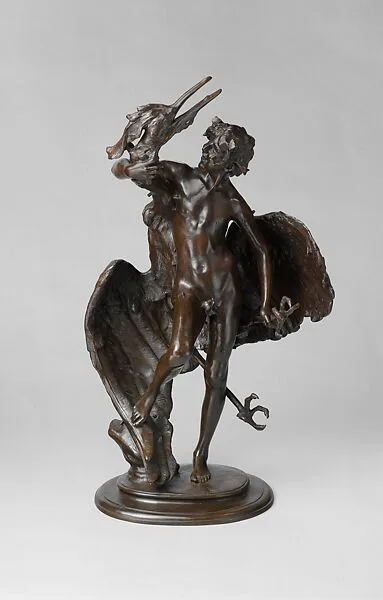 Young Faun with Heron — Frederick William MacMonnies