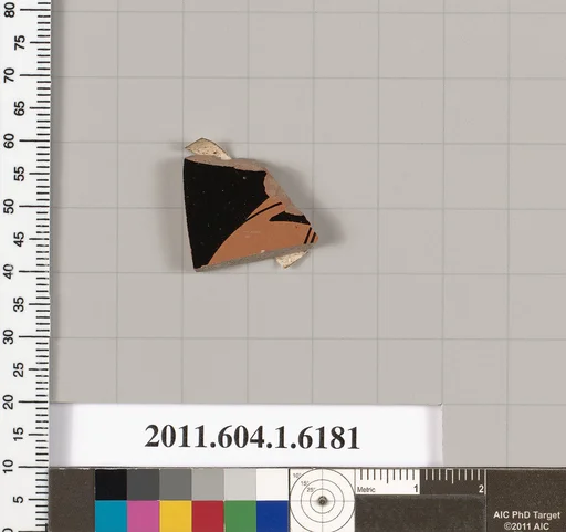 Terracotta fragment of a kylix (drinking cup)