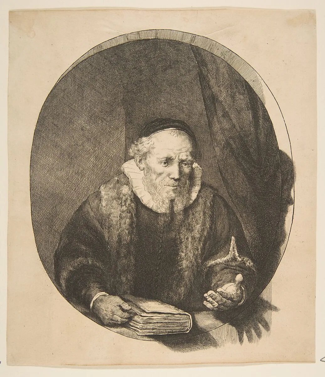 Jan Cornelis Sylvius, Preacher (reverse copy) — Francesco Novelli|Rembrandt (Rembrandt van Rijn)