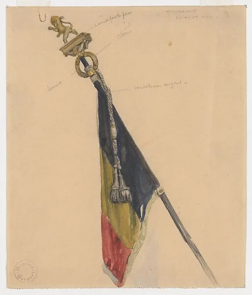 Belgian Flag — Auguste-François-Marie Gorguet