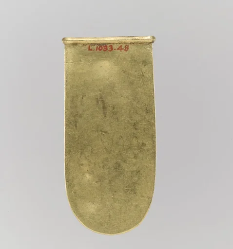 Gold Strap End (Unfinished)