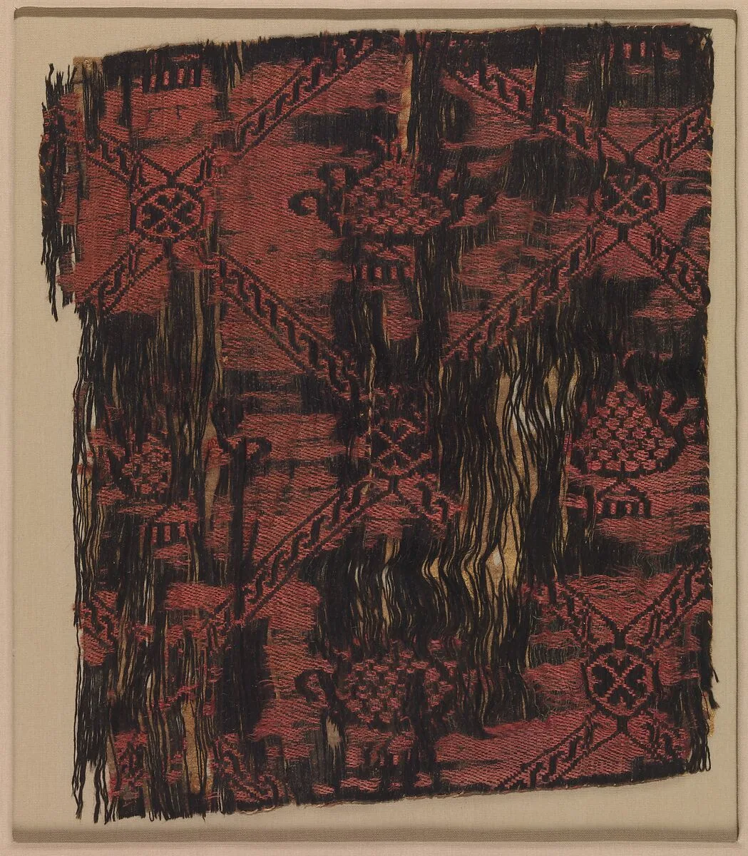 Guilloche Lattice with Pinecone (?) — Unknown