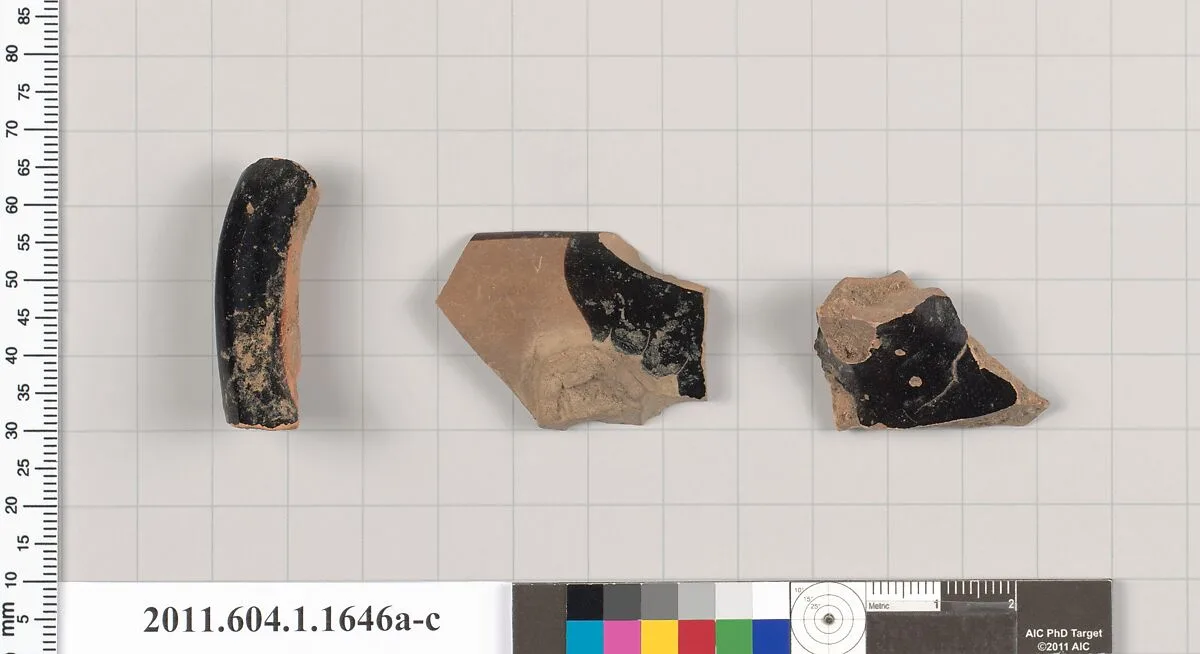 Terracotta fragments of kylikes (drinking cups) — Unknown