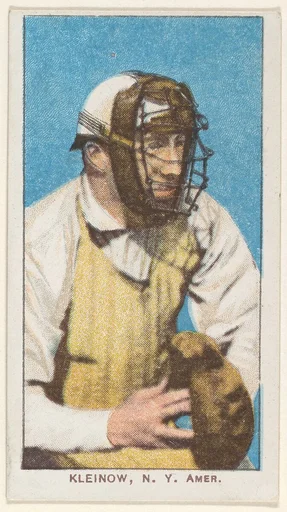 Kleinow, New York, American League, from the White Border series (T206) for the American Tobacco Company