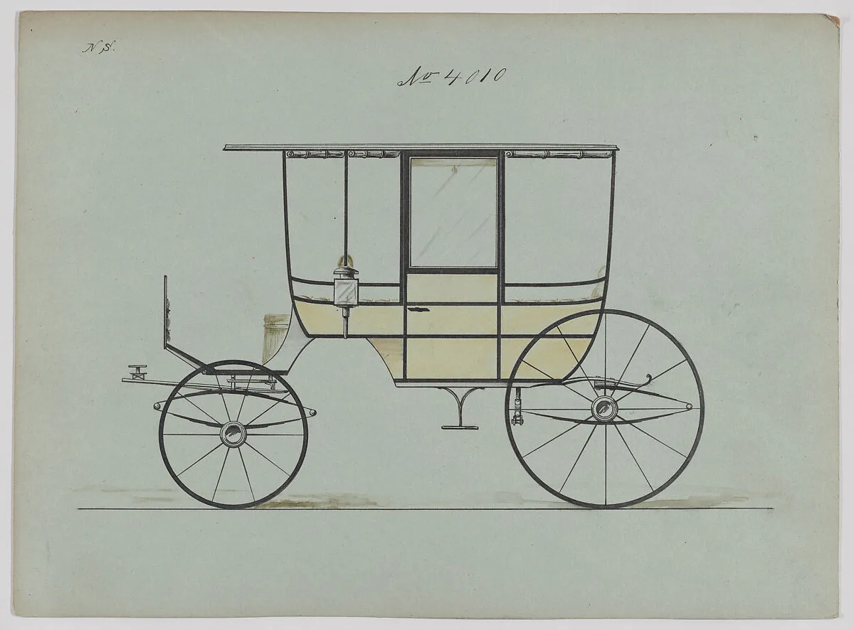 Design for 6 seat Rockaway, no. 4010 — Brewster & Co.|Herman Stahmer
