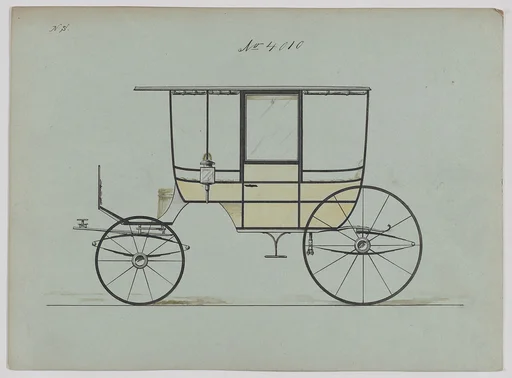 Design for 6 seat Rockaway, no. 4010