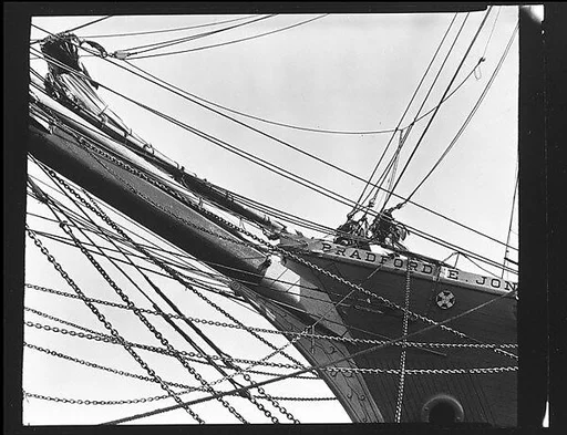 [Ship's Prow and Rigging, New Bedford, Massachusetts]