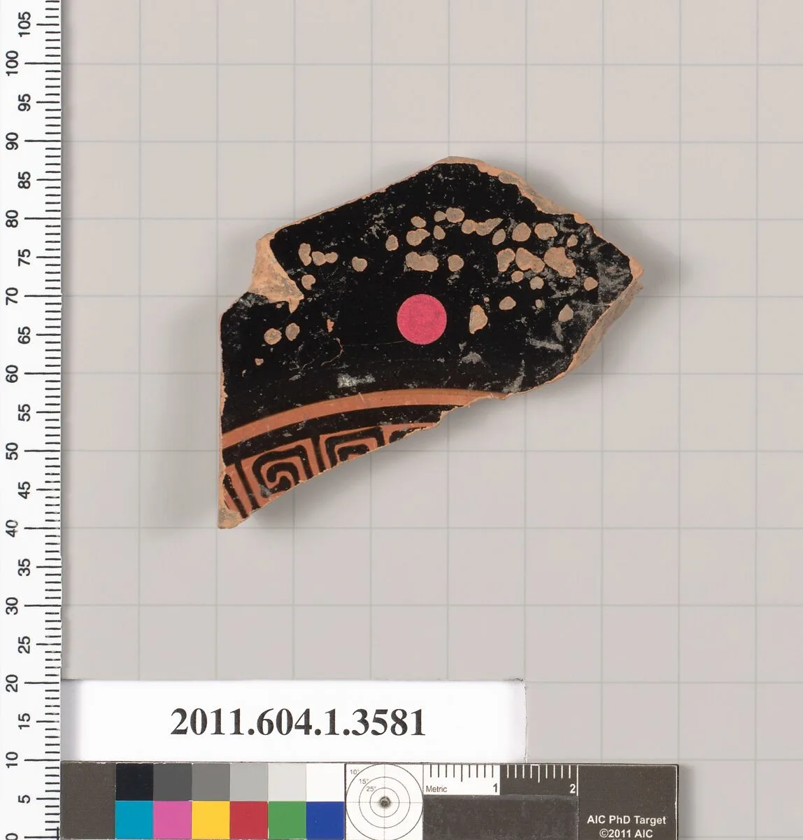 Terracotta fragment of a kylix (drinking cup) — Unknown