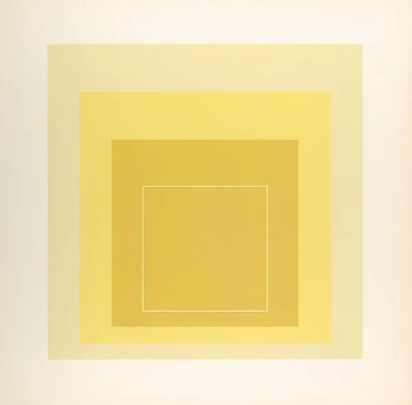 Proof for White Line Square series — Josef Albers|Gemini G.E.L.|Kenneth E. Tyler