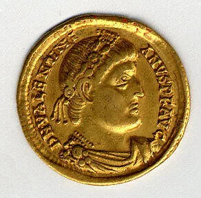 Gold Solidus of Valentinian I (364–75) — Unknown
