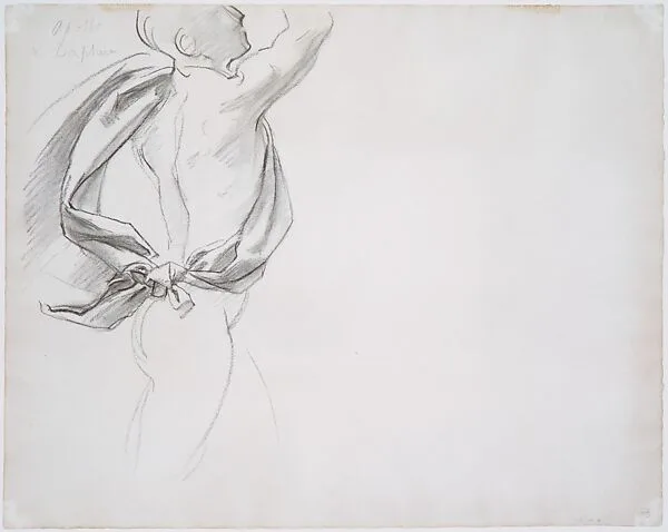 Apollo, Study for "Apollo and Daphne" — John Singer Sargent