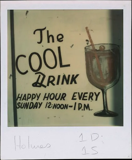 [Painted Advertisement for The Marquezette Lounge, Marigot, French West Indies]