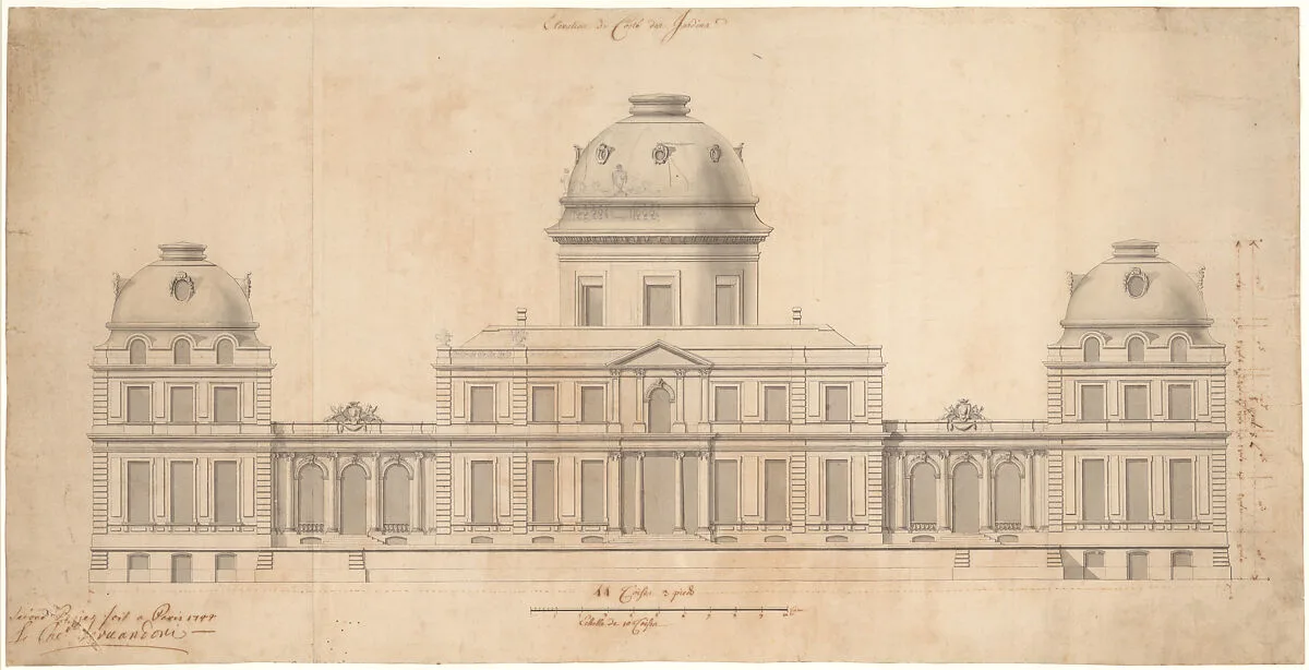 Design for the Garden Façade of a Palace — Giovanni Niccolò Servandoni