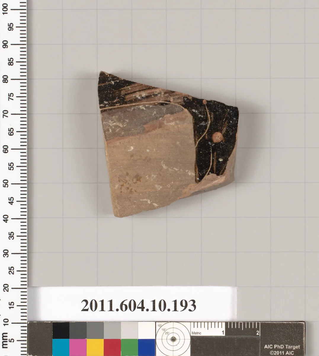 Terracotta fragment from a closed shape — Unknown