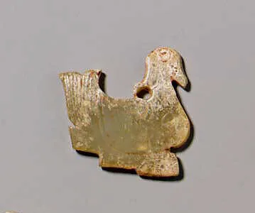 商至西周 玉鳥|Plaque in the Shape of a Bird — Unknown