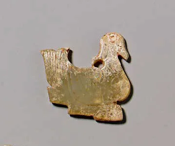商至西周 玉鳥|Plaque in the Shape of a Bird