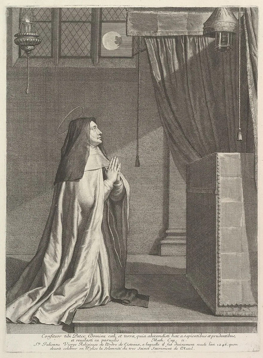 Sainte Julienne de Mont-Cornillon — Jean Morin|Philippe de Champaigne