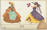 Two Fashion Designs — Mela Koehler|Wiener Werkstätte