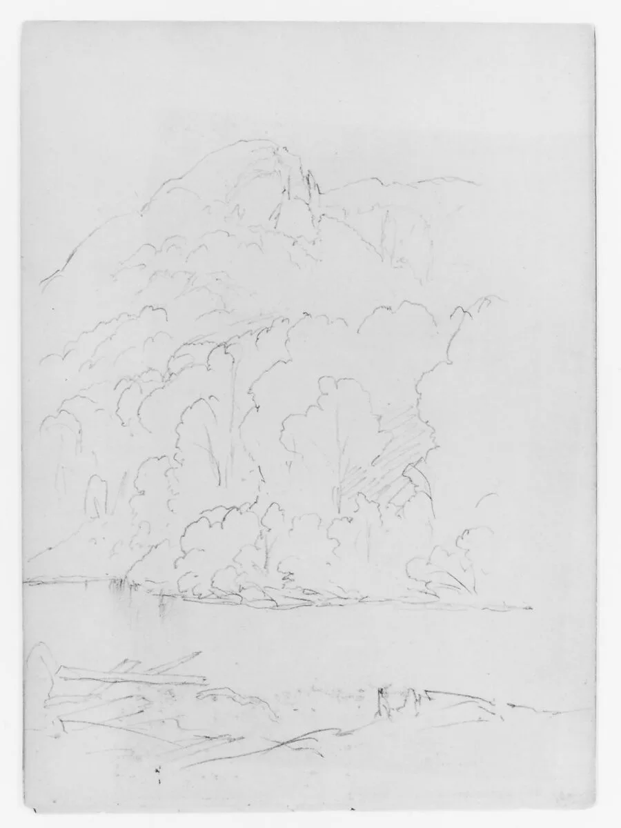Sketchbook of White Mountains and Hudson River Subjects — David Johnson