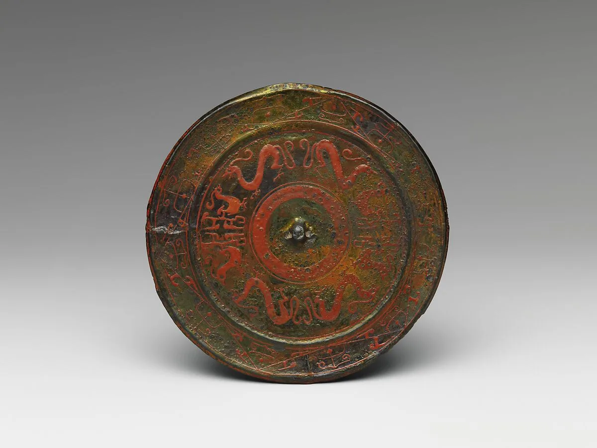 銅鏡|Mirror in the style of the Eastern Zhou dynasty, Warring States period (475-221 B.C.) — Unknown