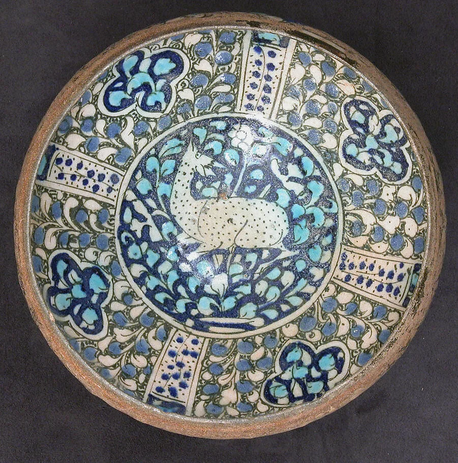 Bowl with Deer Motif — Unknown