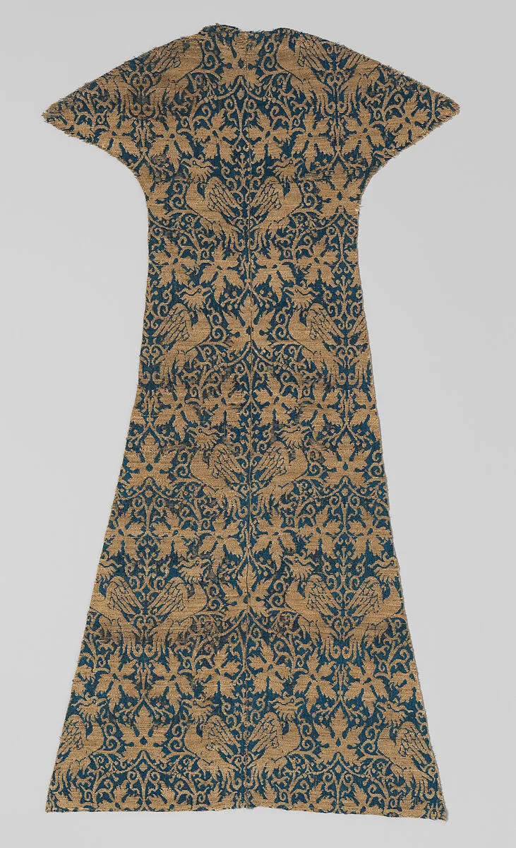 Textile with Birds, Leaves and Arabesques — Unknown