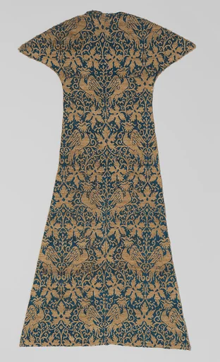 Textile with Birds, Leaves and Arabesques