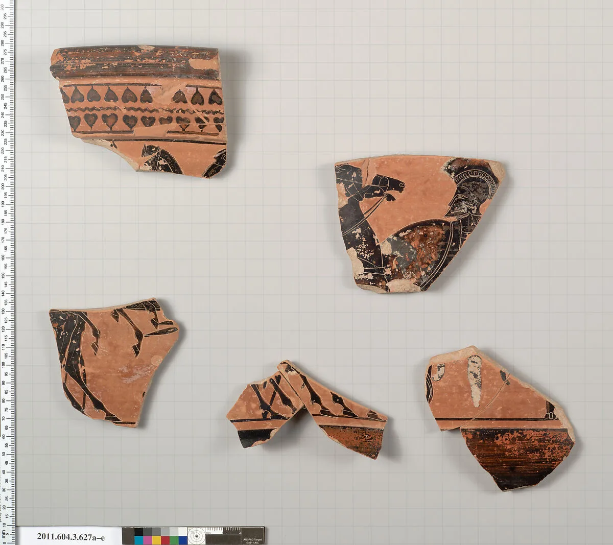 Terracotta fragments of a calyx-krater (bowl for mixing wine and water) — Unknown